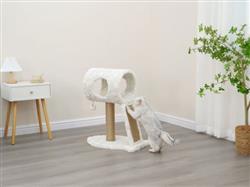 PetPals Minimalistic Fished Shaped Cat Perch - 28"H, 2 Level, Medium, Space Needle