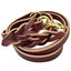 BRAIDED LEATHER LEASH (3/4") w/ RING