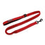Soft Pull Traffic Dog Leash Red